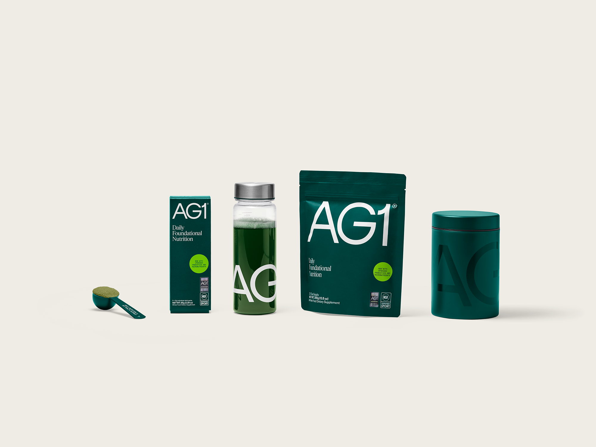 アメリカより届いたばかり AG1 サプリメント 約30食分＋おまけ1パック